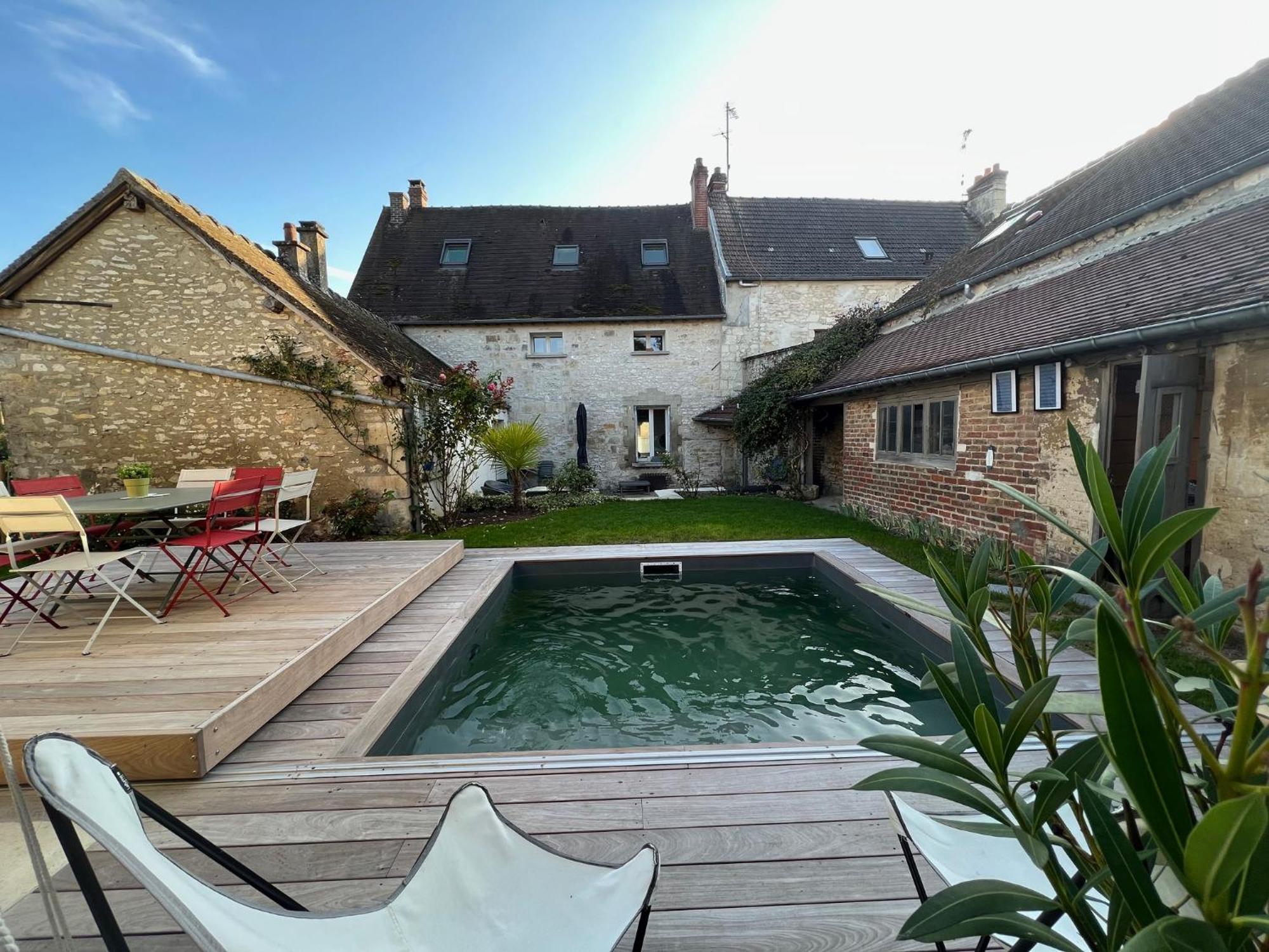 Maison de campagne à la ville Senlis  Esterno foto