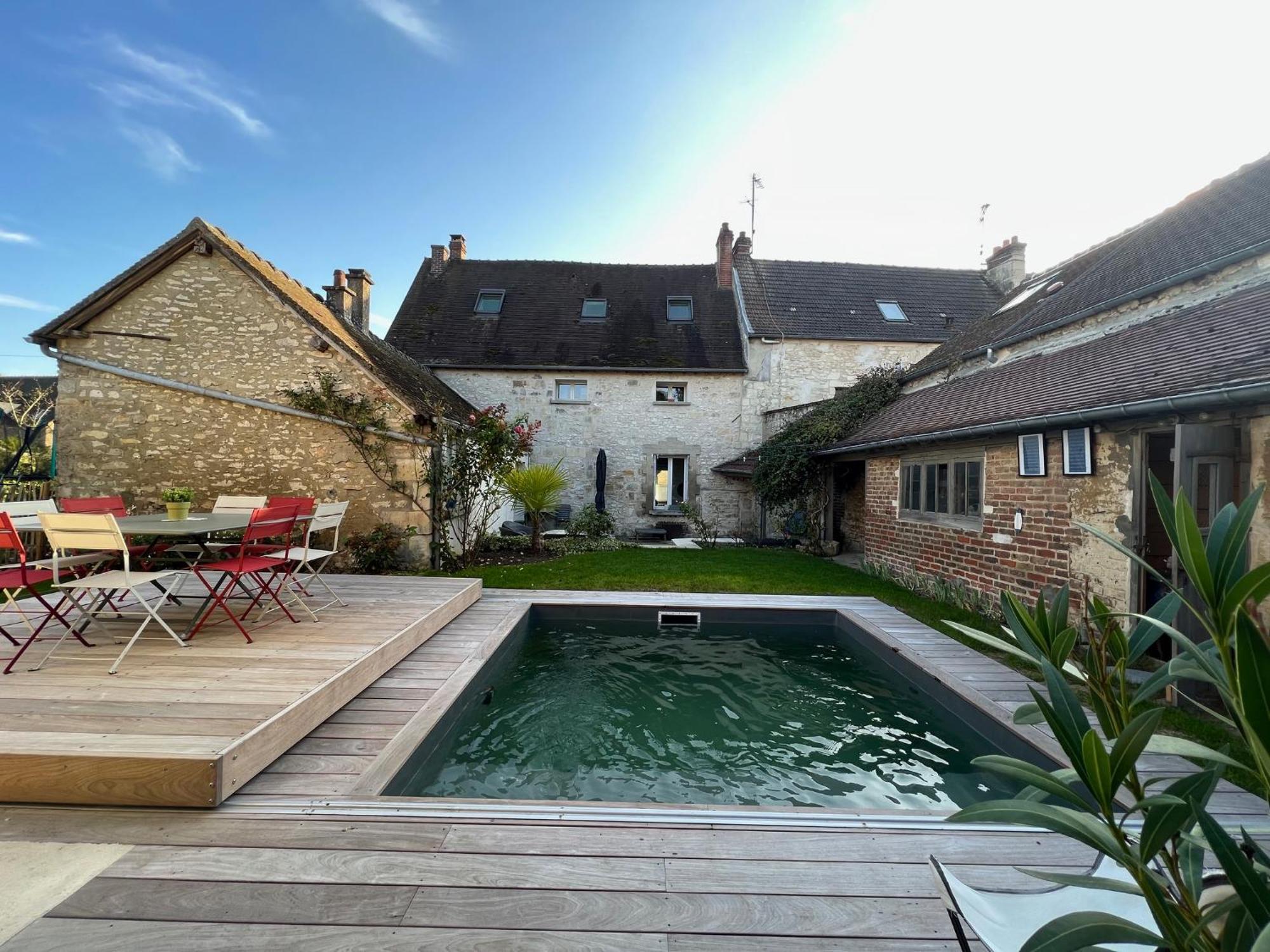Maison de campagne à la ville Senlis  Esterno foto